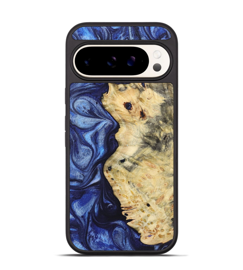 Pixel 9 Wood Phone Case - Dora (Blue, 723971)