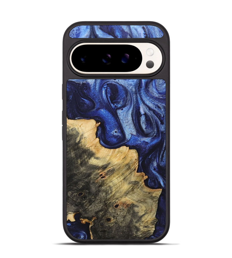 Pixel 9 Wood Phone Case - Trevor (Blue, 723972)