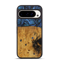 Pixel 9 Pro Wood Phone Case - Herbert (Blue, 723988)