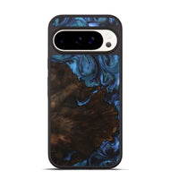 Pixel 9 Wood Phone Case - Gideon (Blue, 723990)