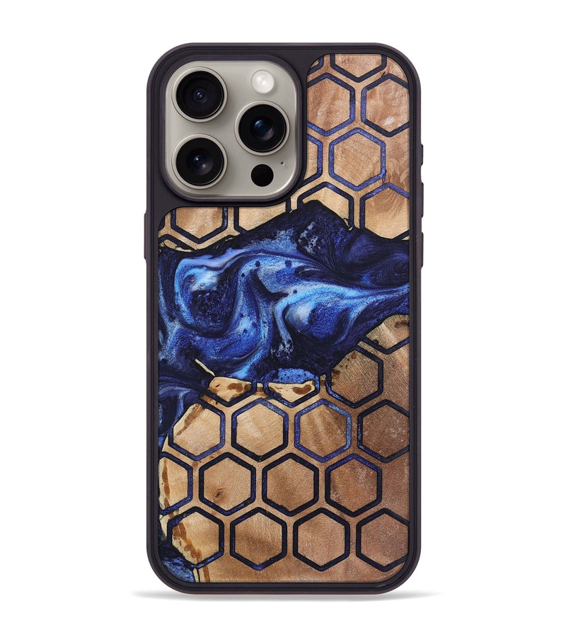 iPhone 15 Pro Max Wood Phone Case - Teri (Pattern, 724000)