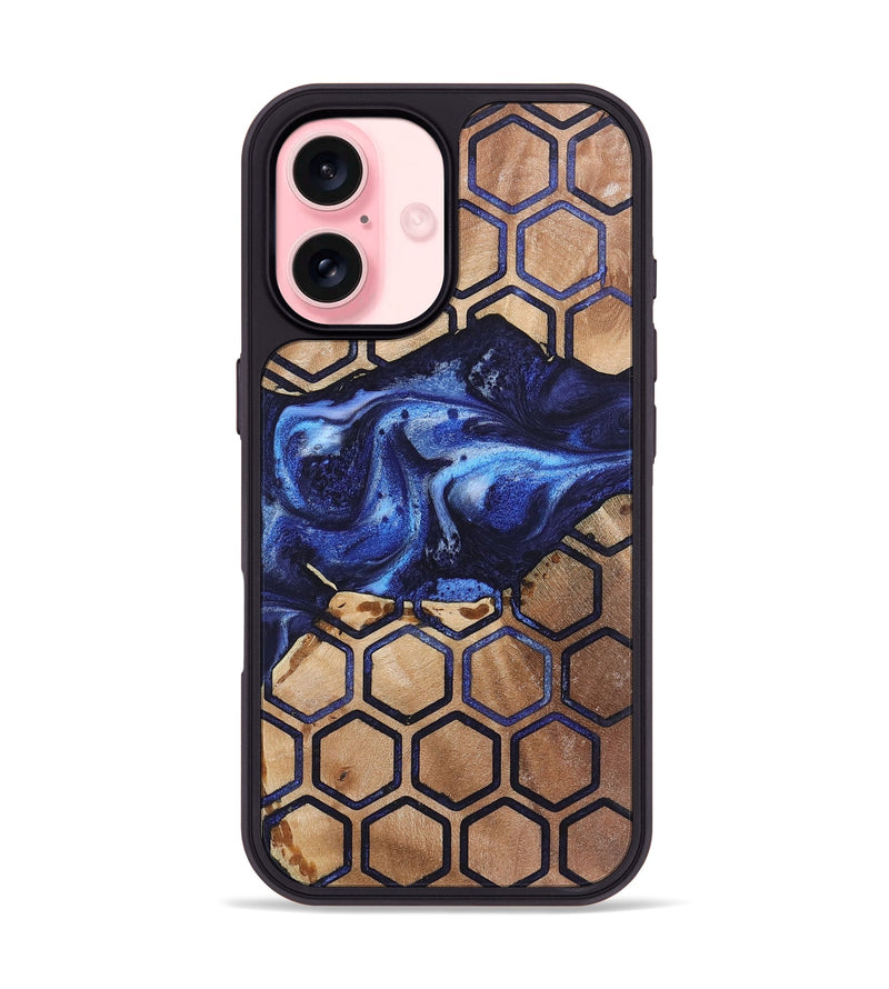 iPhone 16 Wood Phone Case - Teri (Pattern, 724000)