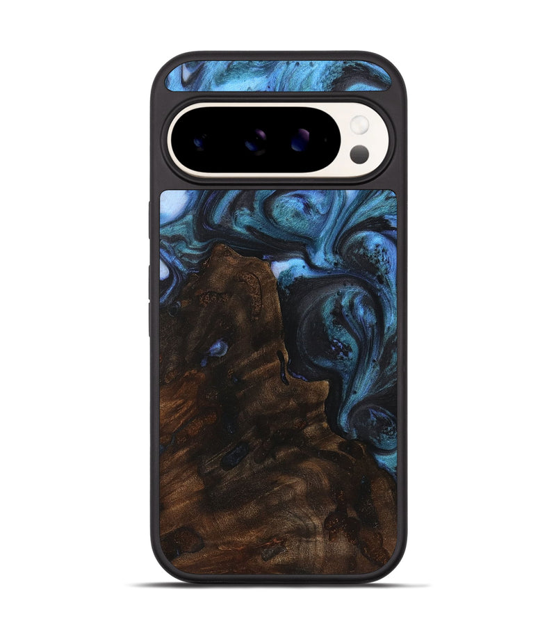 Pixel 9 Wood Phone Case - Wade (Blue, 724029)