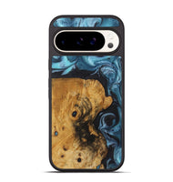 Pixel 9 Wood Phone Case - Edgar (Blue, 724030)