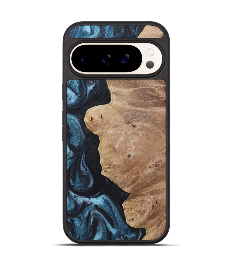 Pixel 9 Wood Phone Case - Ralph (Blue, 724032)