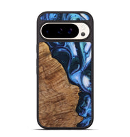 Pixel 9 Wood Phone Case - Laurence (Blue, 724047)