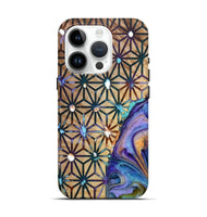 iPhone 15 Pro Wood Live Edge Phone Case - Trista (Pattern, 724058)