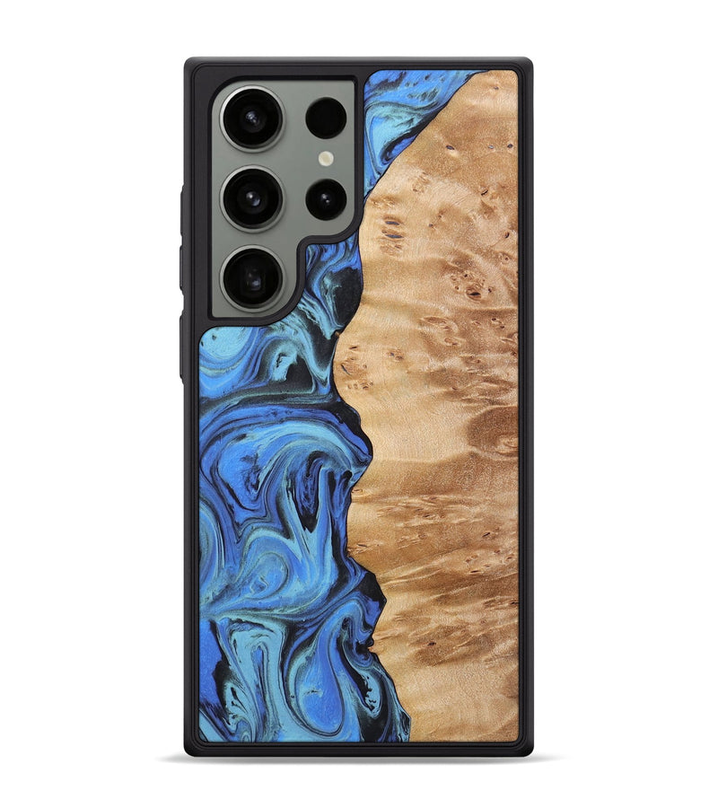 Galaxy S24 Ultra Wood Phone Case - Ray (Blue, 724107)