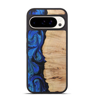 Pixel 9 Pro Wood Phone Case - Kash (Blue, 724108)