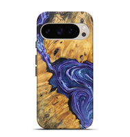 Pixel 9 Wood Live Edge Phone Case - Lori (Purple, 724112)