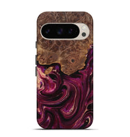 Pixel 9 Wood Live Edge Phone Case - Elise (Purple, 724119)