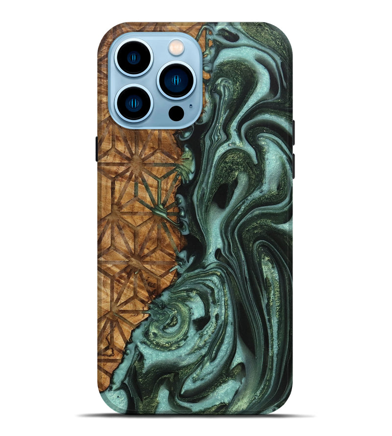 iPhone 14 Pro Max Wood Live Edge Phone Case - Brianna (Pattern, 724120)