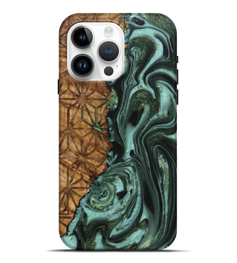 iPhone 15 Pro Max Wood Live Edge Phone Case - Brianna (Pattern, 724120)