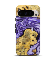 Pixel 9 Wood Live Edge Phone Case - Drake (Purple, 724122)