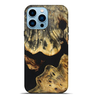 iPhone 14 Pro Max Wood Live Edge Phone Case - Kehlani (Pure Black, 724129)