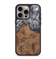 iPhone 15 Pro Max Wood Phone Case - Franklin (Black & White, 724183)