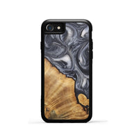 iPhone SE Wood Phone Case - Ruth (Black & White, 724184)