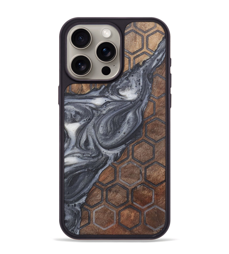 iPhone 15 Pro Max Wood Phone Case - Miley (Pattern, 724196)