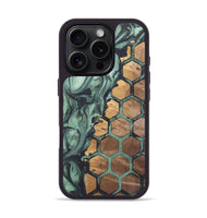 iPhone 16 Pro Wood Phone Case - Bertha (Pattern, 724197)