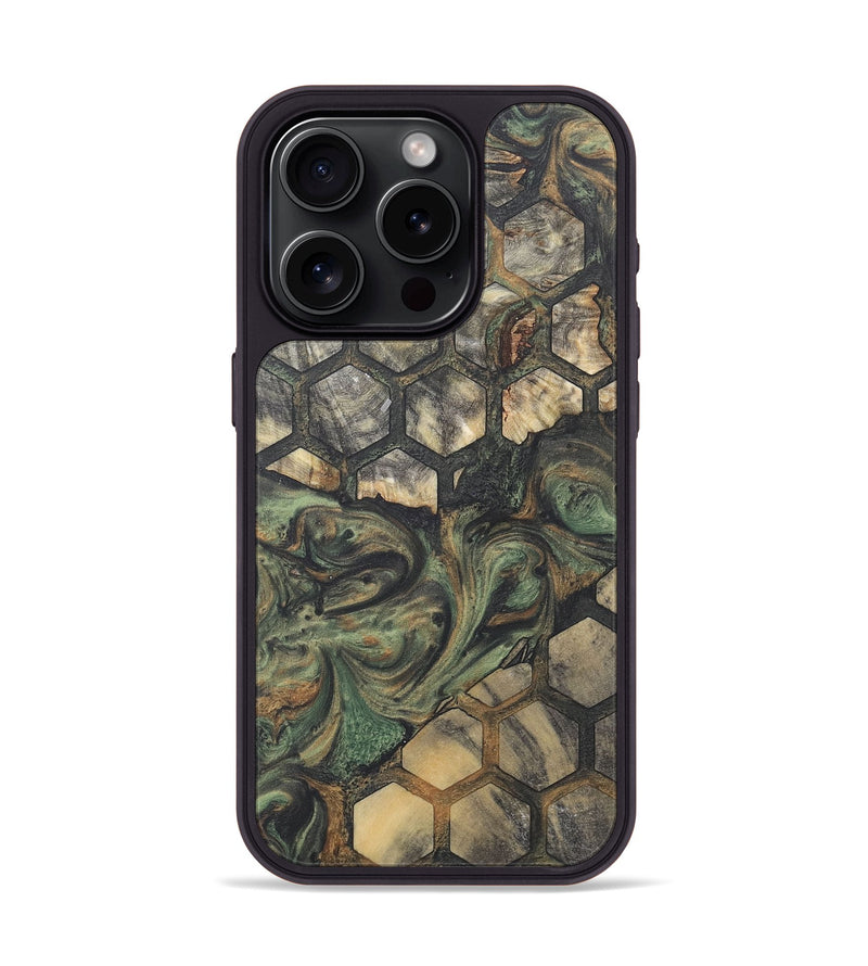 iPhone 15 Pro Wood Phone Case - Derrick (Pattern, 724200)