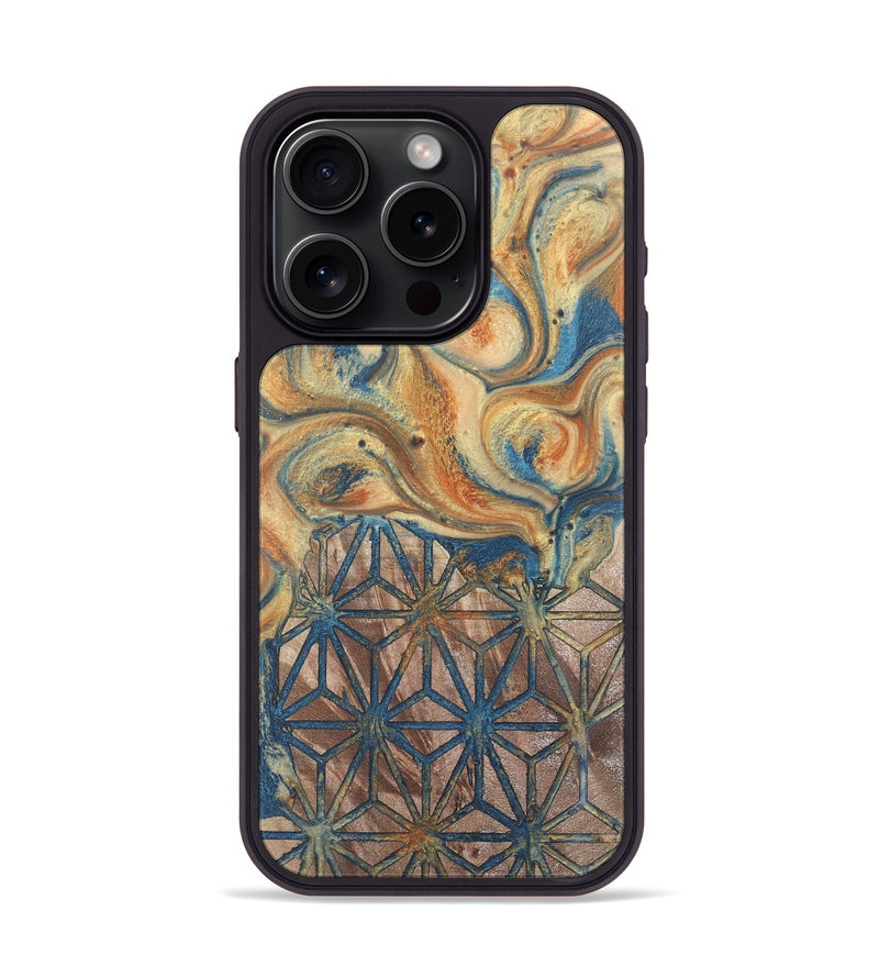 iPhone 15 Pro Wood Phone Case - Dustin (Pattern, 724204)