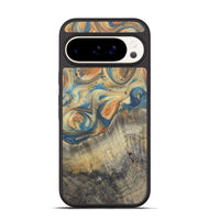 Pixel 9 Wood Phone Case - Bentley (Teal & Gold, 724239)