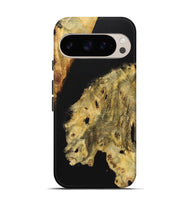 Pixel 9 Wood Live Edge Phone Case - Melanie (Pure Black, 724253)