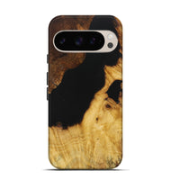 Pixel 9 Wood Live Edge Phone Case - Tamara (Pure Black, 724254)