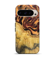 Pixel 9 Pro Wood Live Edge Phone Case - Jackson (Red, 724257)