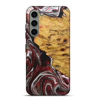 Galaxy S23 Plus Wood Live Edge Phone Case - Aaliyah (Red, 724258)