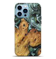 iPhone 14 Pro Max Wood Live Edge Phone Case - Russell (Green, 724267)