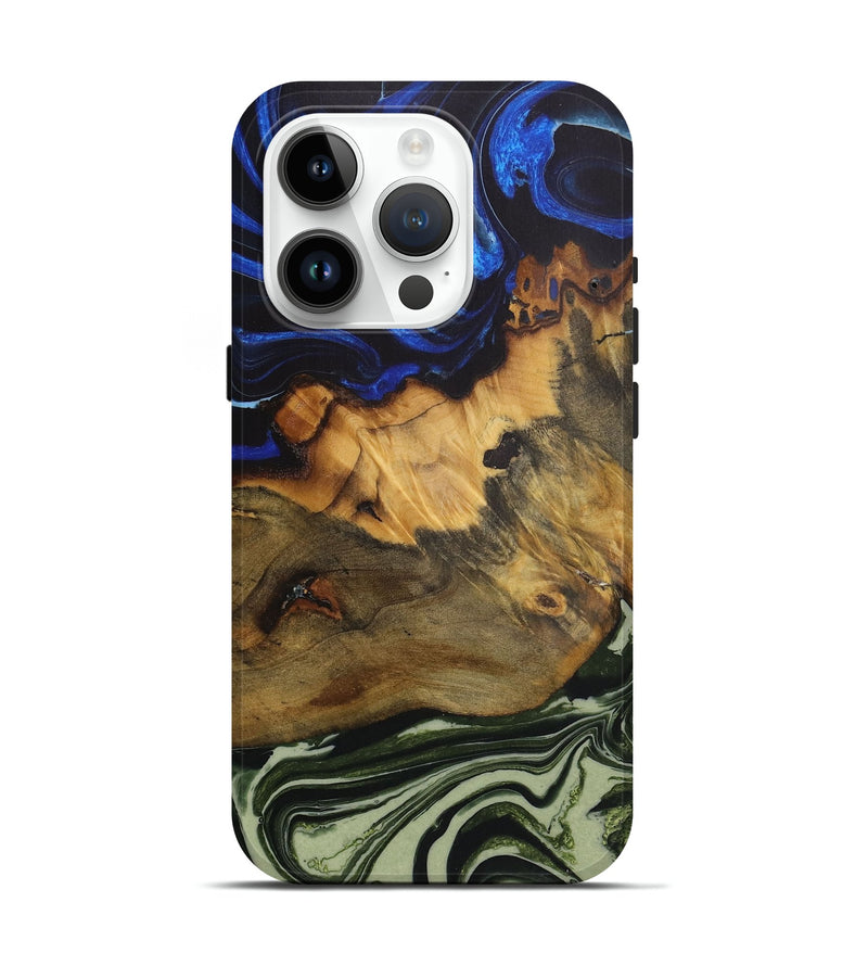 iPhone 15 Pro Wood Live Edge Phone Case - Darryl (Ombre, 724274)