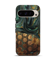 Pixel 9 Wood Live Edge Phone Case - Tameka (Pattern, 724284)