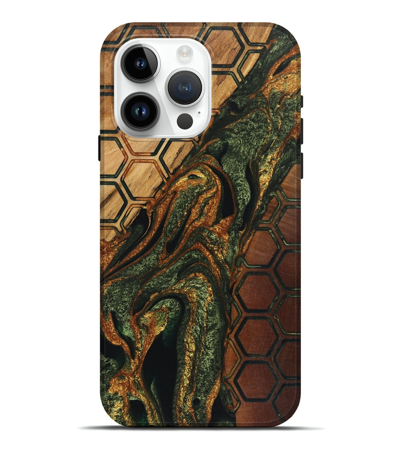 iPhone 15 Pro Max Wood Live Edge Phone Case - Stacie (Pattern, 724286)