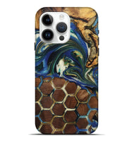 iPhone 15 Pro Max Wood Live Edge Phone Case - Micheal (Pattern, 724288)