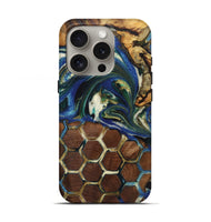 iPhone 16 Pro Wood Live Edge Phone Case - Micheal (Pattern, 724288)