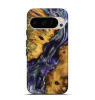 Pixel 9 Wood Live Edge Phone Case - Effie (Purple, 724291)