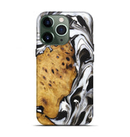 iPhone 13 Pro ResinArt Live Edge Phone Case - Kellen (Black & White, 724295)