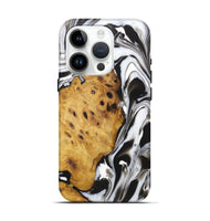 iPhone 15 Pro ResinArt Live Edge Phone Case - Kellen (Black & White, 724295)