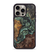 iPhone 15 Pro Max Wood Phone Case - Aitana (Green, 724307)