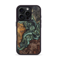 iPhone 16 Pro Wood Phone Case - Aitana (Green, 724307)