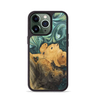 iPhone 13 Pro Wood Phone Case - Vincent (Green, 724309)