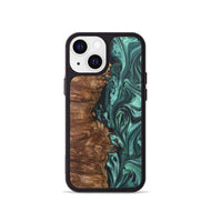 iPhone 13 mini Wood Phone Case - Kody (Green, 724313)