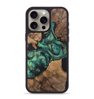 iPhone 15 Pro Max Wood Phone Case - Fatima (Green, 724314)