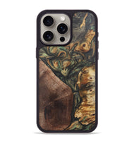 iPhone 15 Pro Max Wood Phone Case - Mateo (Green, 724325)