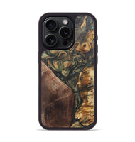 iPhone 15 Pro Wood Phone Case - Mateo (Green, 724325)