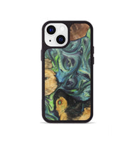 iPhone 13 mini Wood Phone Case - Ophelia (Green, 724326)