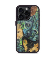 iPhone 15 Pro Wood Phone Case - Ophelia (Green, 724326)