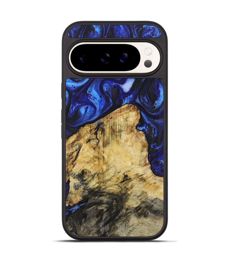 Pixel 9 Wood Phone Case - Hugo (Blue, 724333)