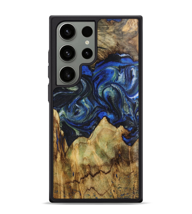 Galaxy S24 Ultra Wood Phone Case - Roman (Blue, 724343)